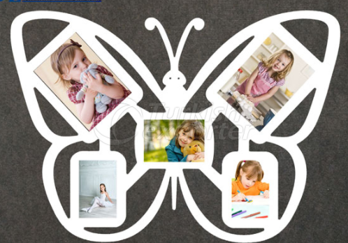 Cnc Cut Frames- Big Butterfly