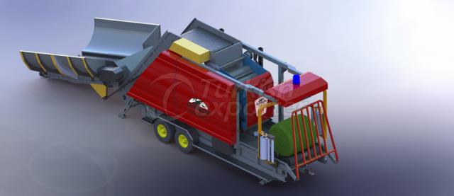 Maize Corn Silage Beet Pulp Tmr Round Baler and Wrapper Machine