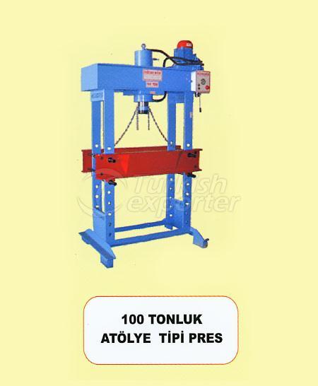 100 tonluk atöyle  tipi  pres