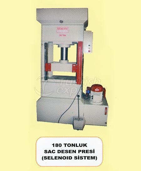 180 tonluk sac desen presi (selenoid sistem)