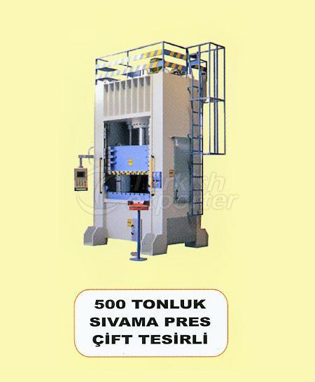 500 tonluk tonluk sıvama pres çift tesirli