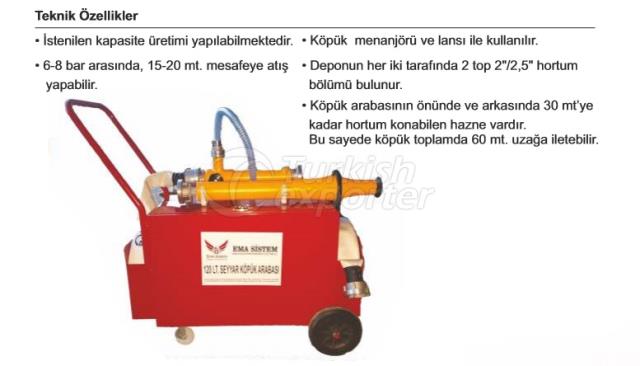 KÖPÜK TANKLI MOBİL KÖPÜK ARABASI