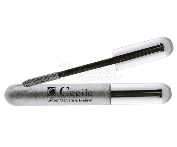 Cecile Glitter Mascara&Eyeliner