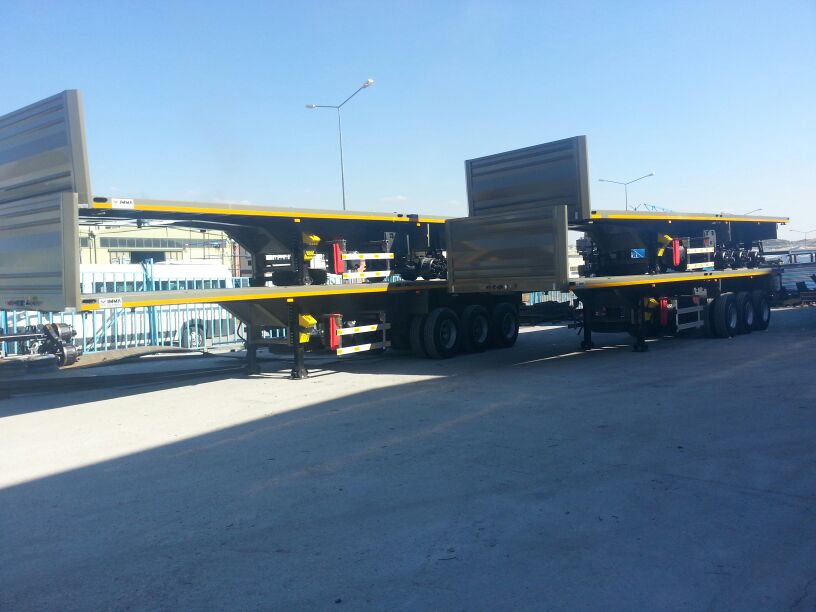 Multifunction Flatbed Semi Trailer