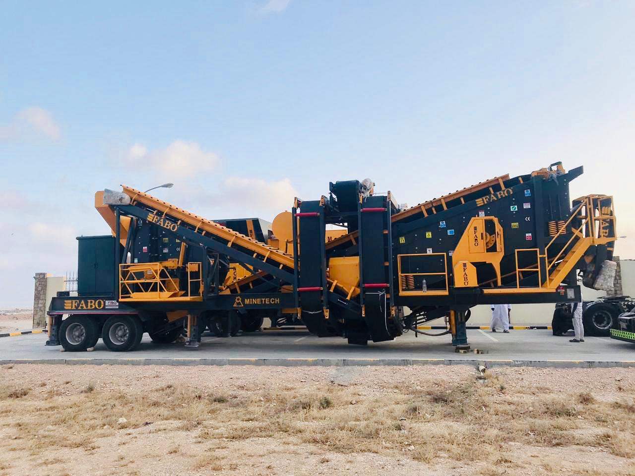 MOBILE CRUSHING & SCREENING PLANT FOR BASALT
