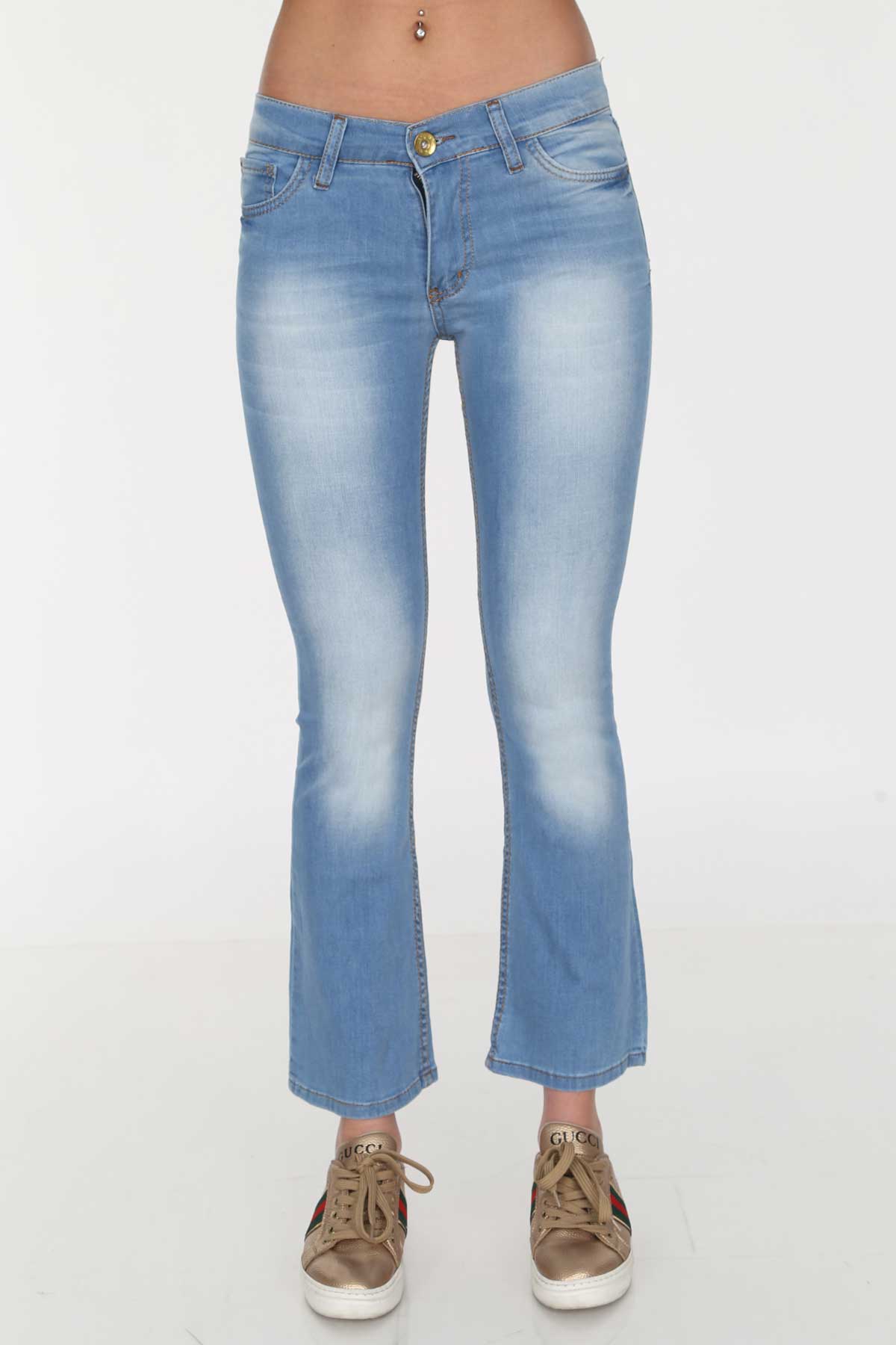 Woman Flare Jeans Full Power Lycra