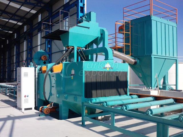 CONTINUE SHEET IRON AND PROFILE SHOTBLASTING MACHINE