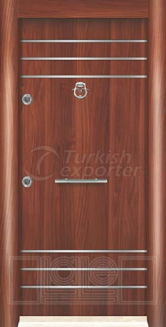 Steel Door Surfaces - Metallic Walnut L1023
