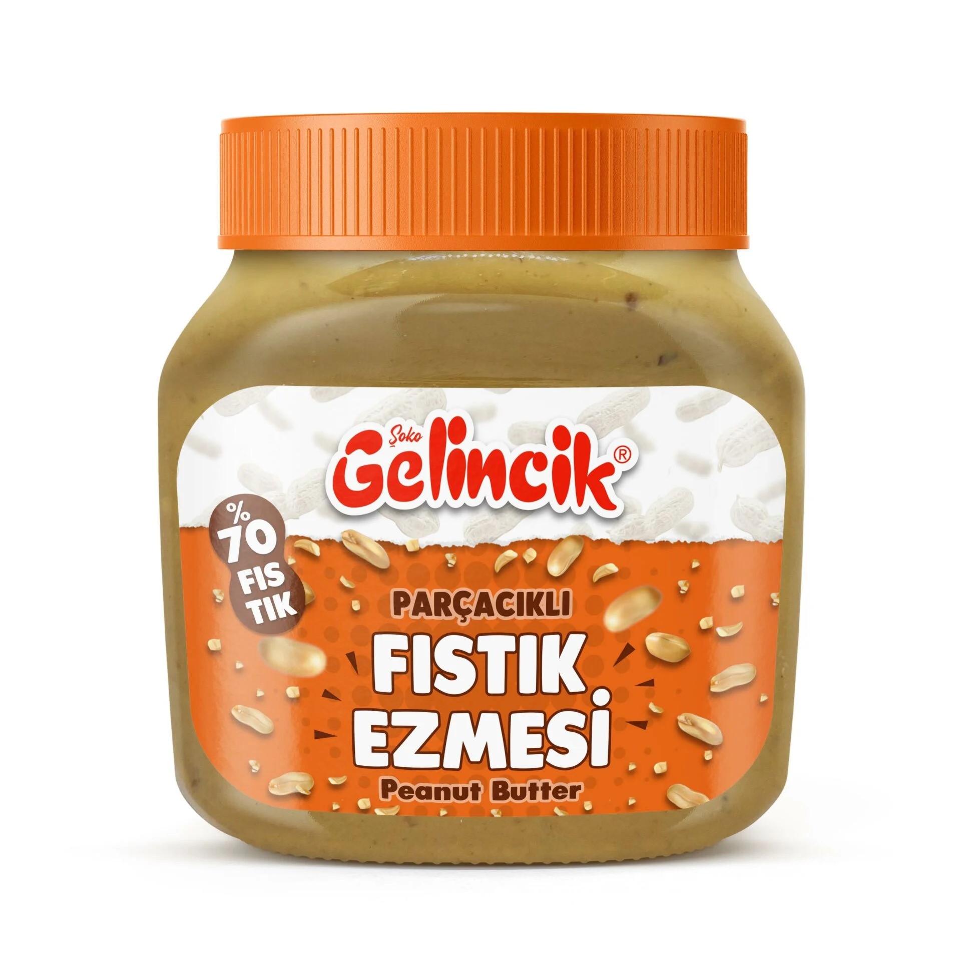 Şekerli Parçacıklı Fıstık Ezmesi