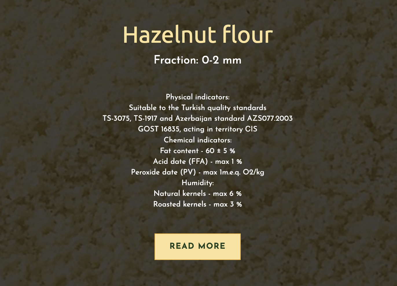 Hazelnut Flour