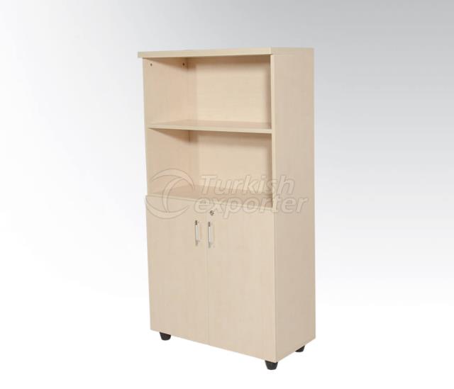 File Cabinet Half Covered