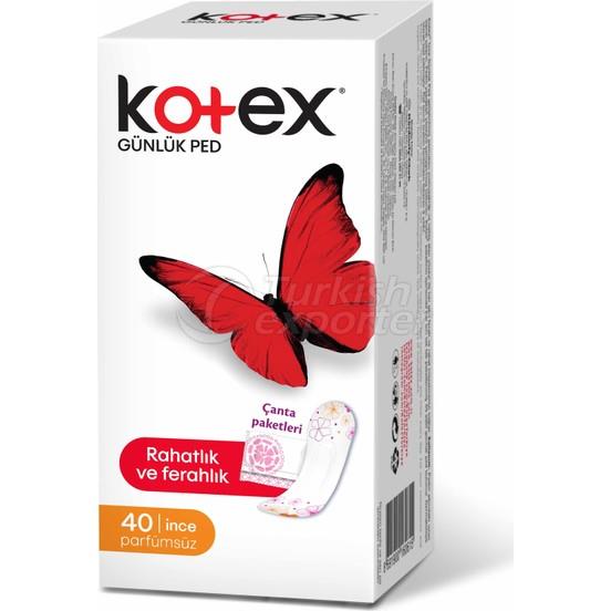 KOTEX LIGHTDAYS UNSCENTED 40 psc