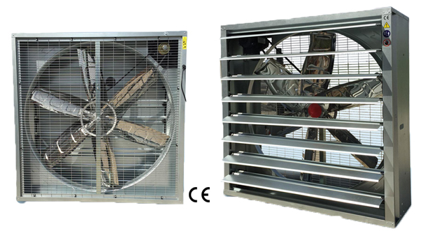 Sistemas de ventilação para aviários e estufas