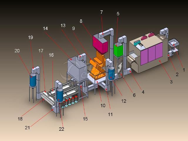 Hazelnut Processing Line