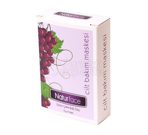 Naturlife Grape Seed Extract Mask Disposable 12 gX5 Pieces