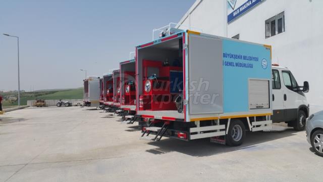 Repair Vehicle for Water Canal