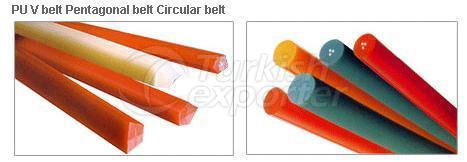 Round Belts,  V Belt, Polyurethane