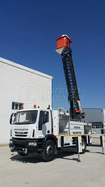 Fire-Fighting Vehicles With Hydraulic Ladder