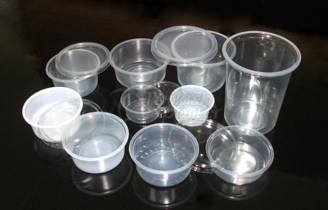 Plastic bowls & lids