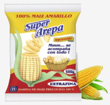 Precooked corn flour