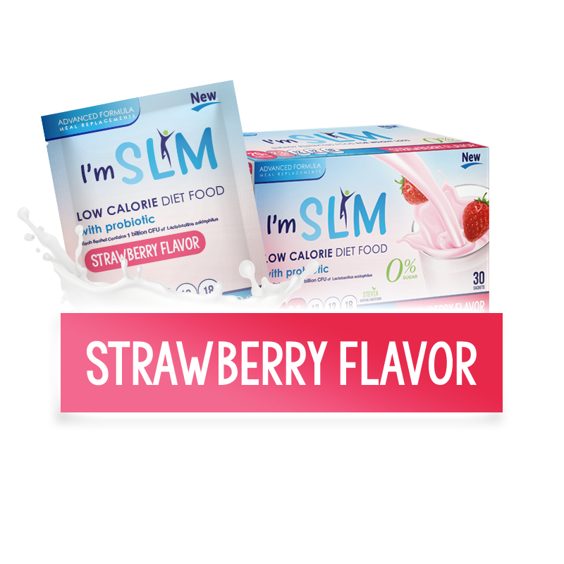 LOW CALORIE DIET MEAL ( STRAWBERRY FLAVOR )