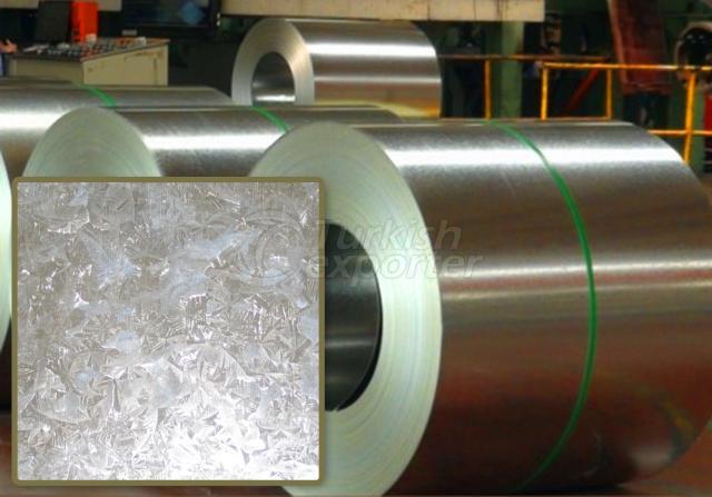 Hot-dip galvanised steel coil