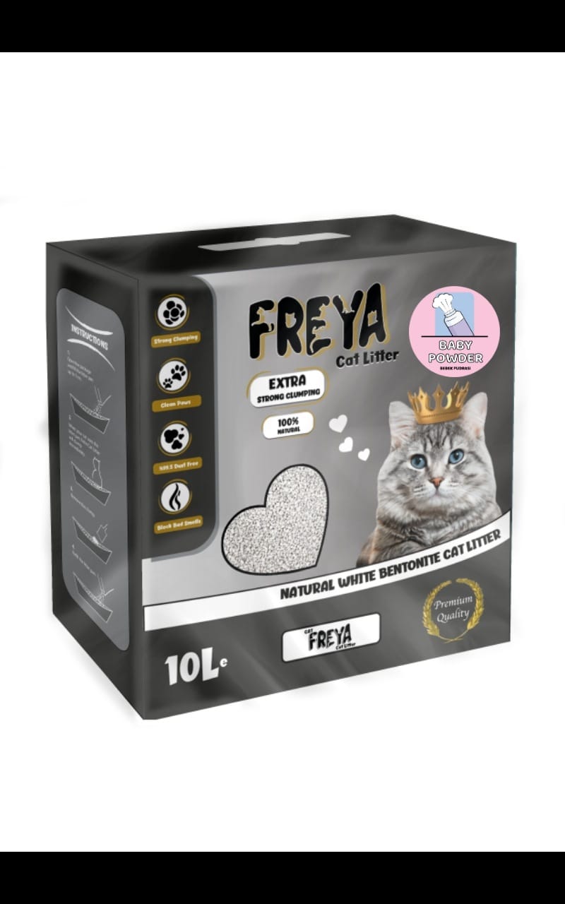 FREYA KEDİ KUMU BEBEK PUDRASI 5 LT VE 10 LT