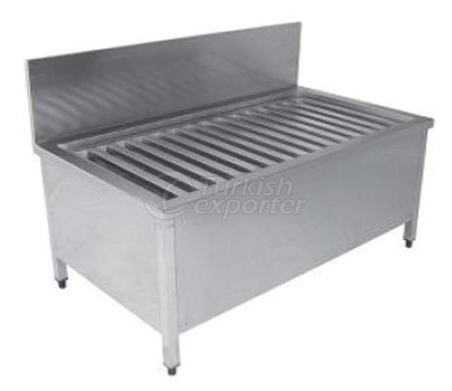 Tables de lavage des chaudières