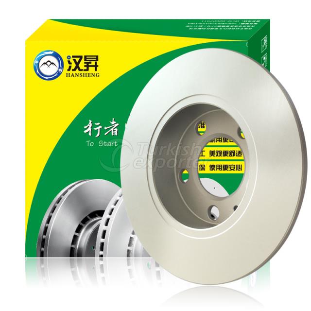 Dacromet Coated silver brake disc