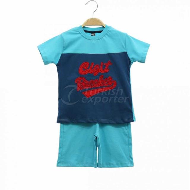 Appliqued Capri Set With Pockets  2-9 Years -60384