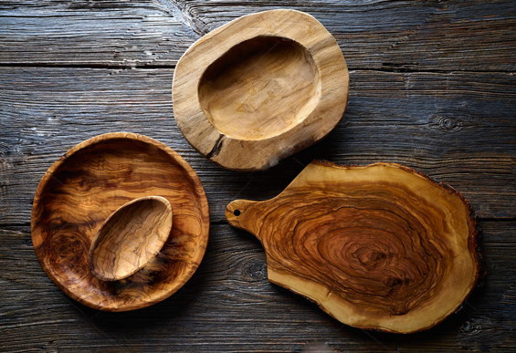 Ustensiles de cuisine en bois