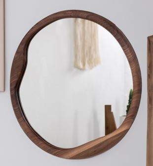 Miroir en noyer