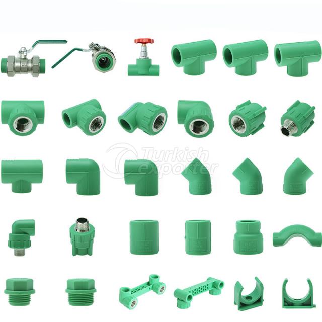 ppr pipe fittings, ppr fittings