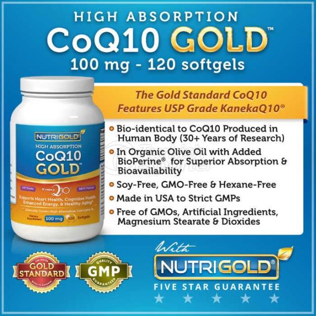 NutriGold Coenzyme Q10 100mg 120 So