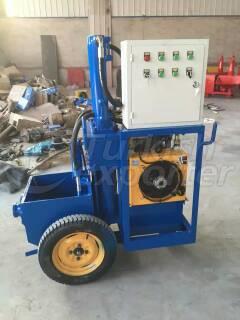 Concrete conveying pump