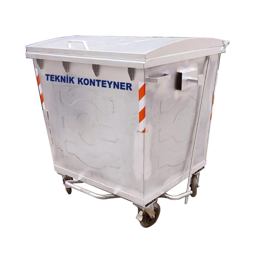 1100 Liter Metal Waste Container