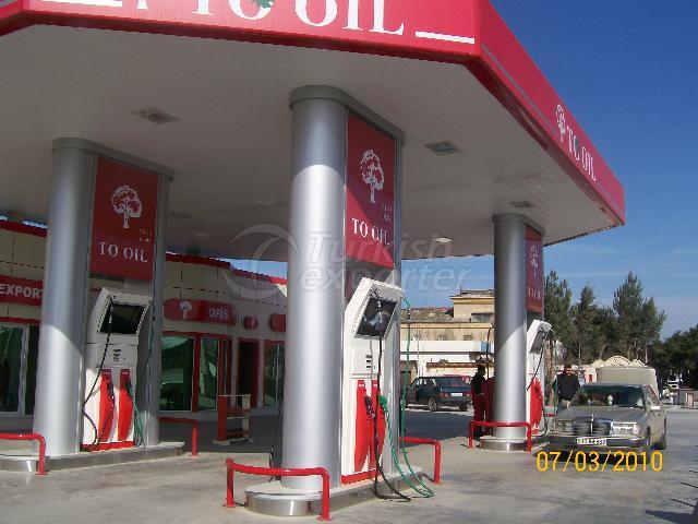 Azerbaijan EGEVIZYON fuel pumps stations