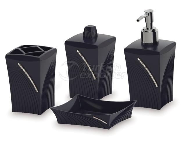 Diva Black Bathroom Sets