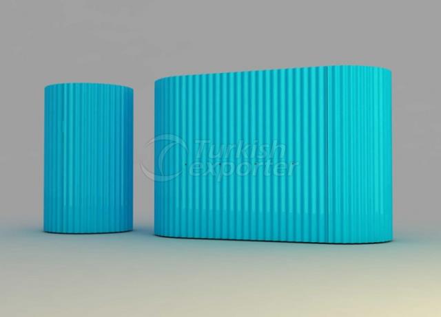 Library - Metal Storages Wall