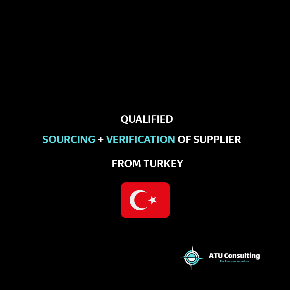 Service of sourcing and verification of Turkish manufacturers