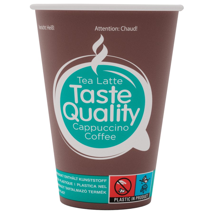 Disposable vending paper cup 'Taste Quality' 7 oz (200 ml)