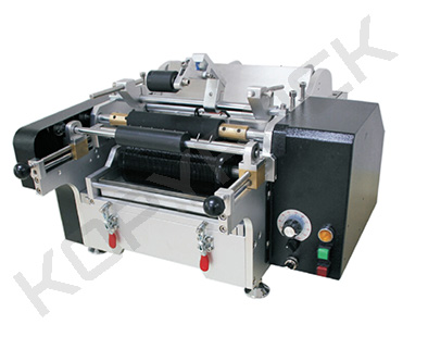 semi-automatic cold glue labeling machine for round bottles