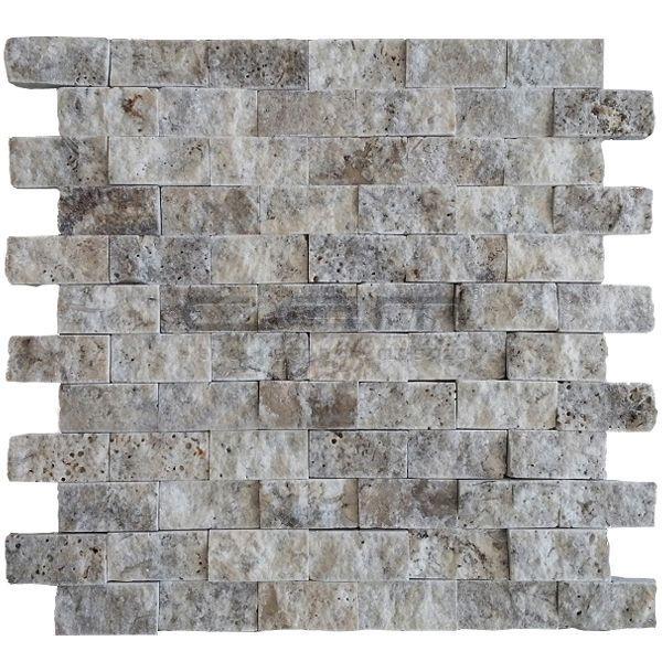 2,3x4,8 silver travertine split fac