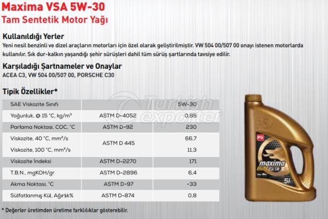 Maxima VSA 5W-30
