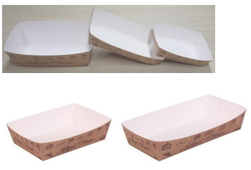 PATTY, DESSERT, BAKED POTATO BOXES WITH AND WITHOUT COVER