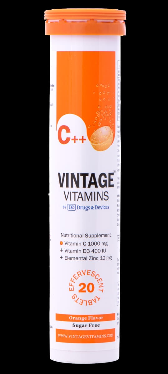 C++ VINTAGE VITAMIN C + D3 + ZINC