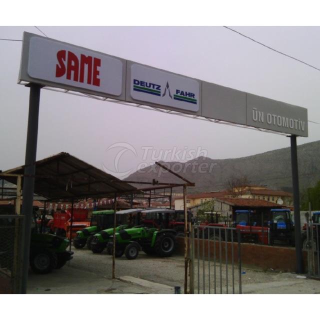 Ornate Main Gate Entrance Sign