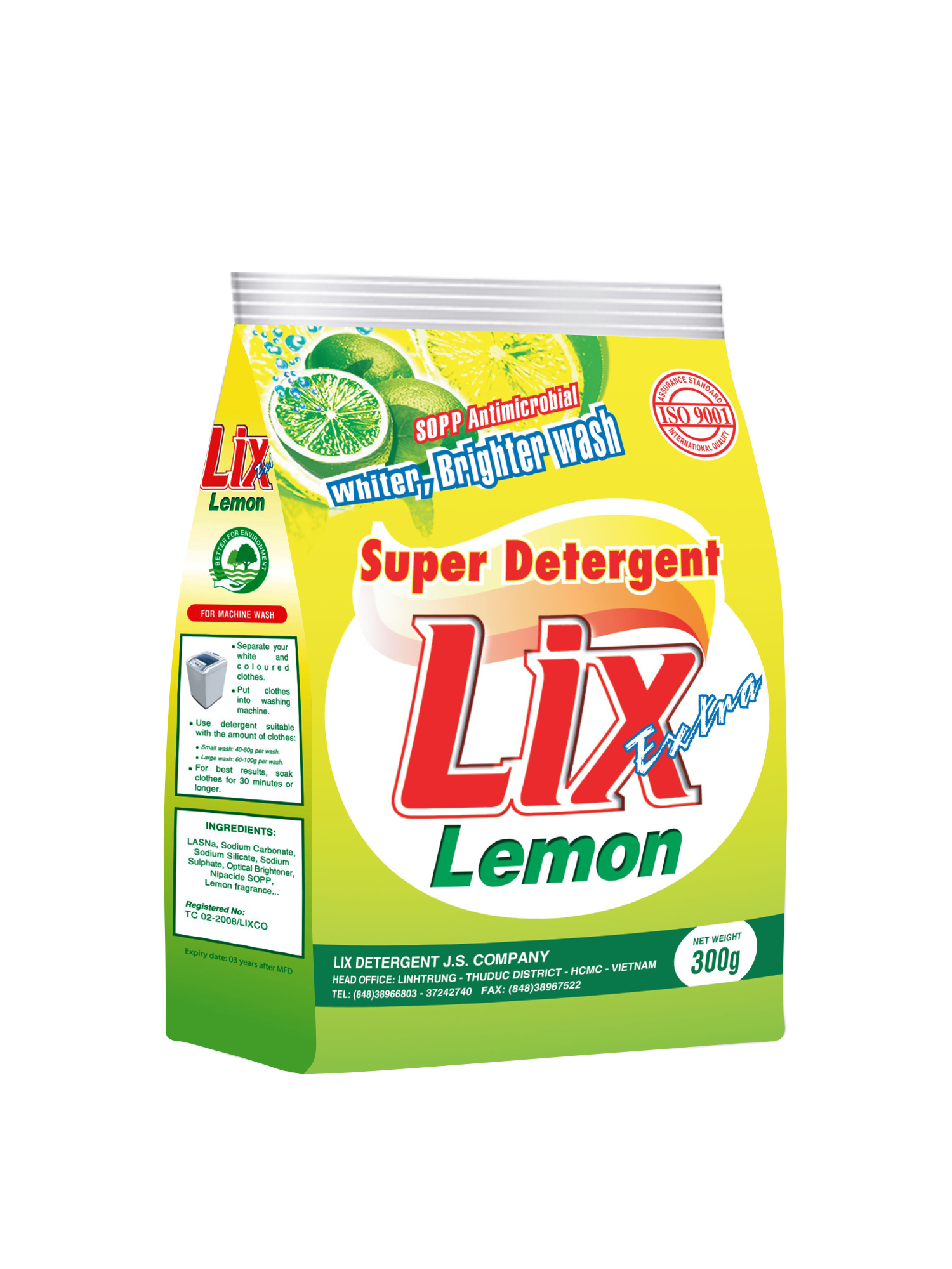 LIX LEMON EXTRA DETERGENT POWDER