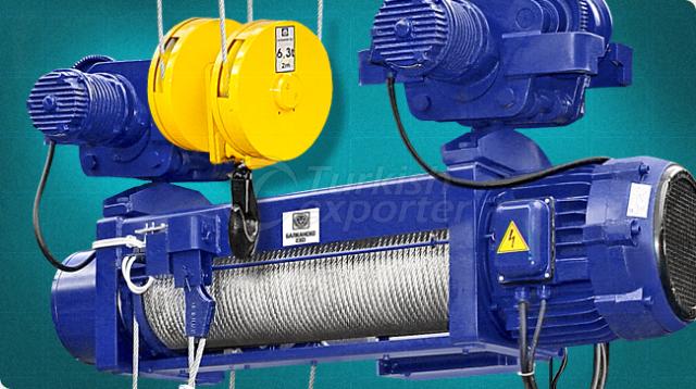 electric wire rope hoist MT.