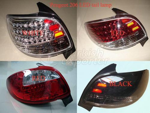 Peugeot 206 LED tail lamp